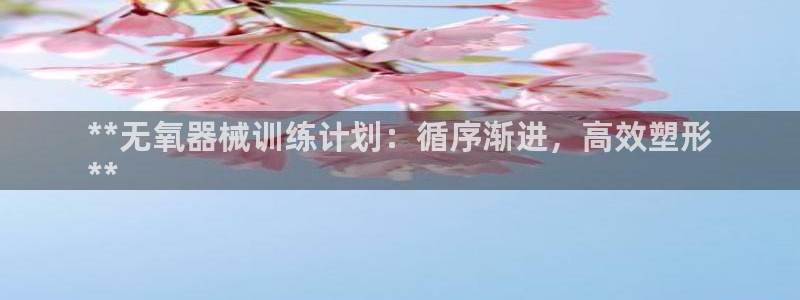 尊龙凯时平台官网：**无氧器械训练计划：循序渐进，高